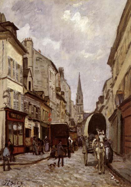 Alfred Sisley La Grande-Rue,Argenteuil Spain oil painting art